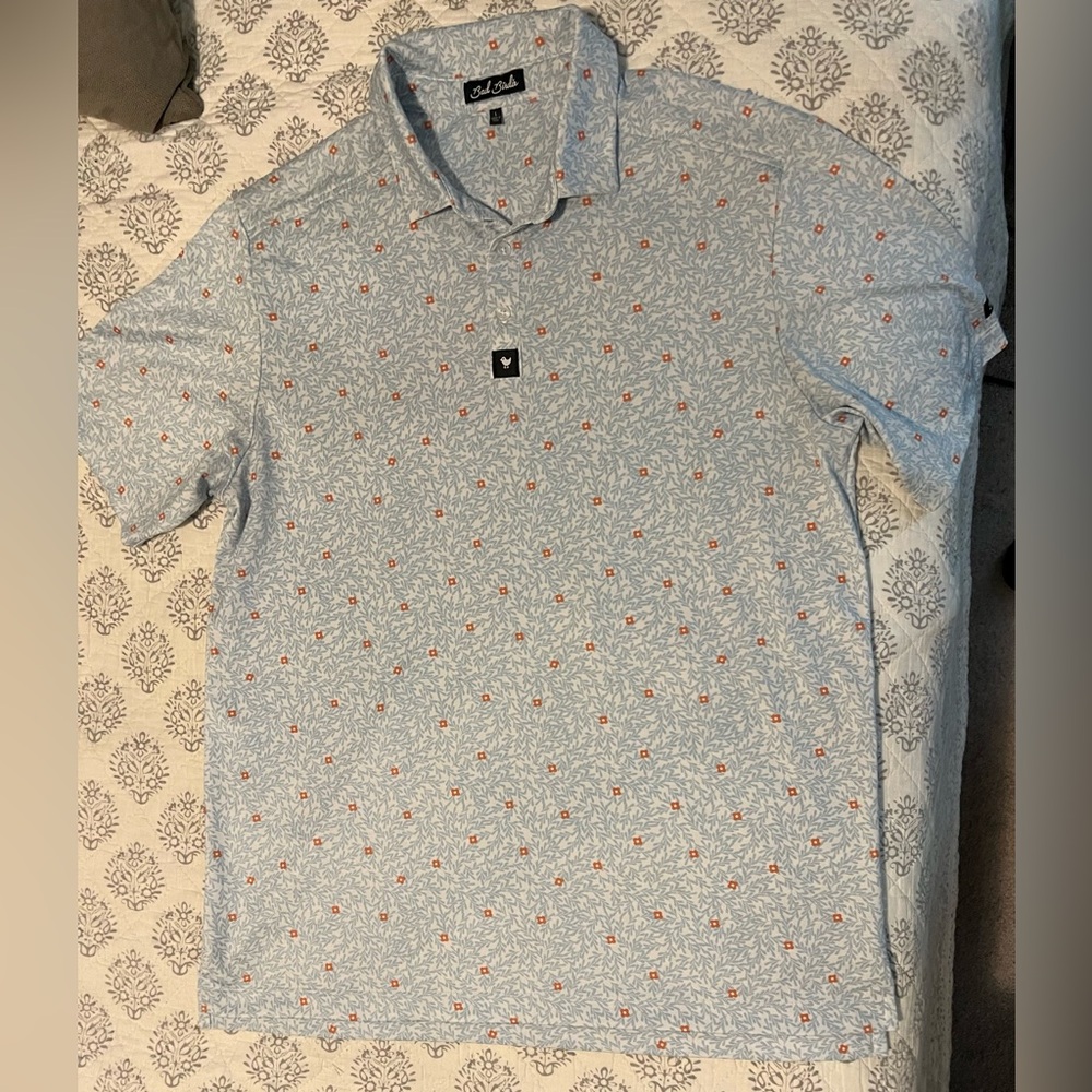 Mens Large “Snow Day” Bad Birdie Golf Polo